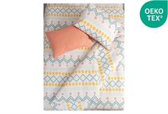 Σετ Σεντόνια & Μαξιλαροθήκη για Μονό Κρεβάτι Easy Home Supreme Squares