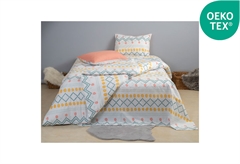 Σετ Σεντόνια & Μαξιλαροθήκες για Διπλό Κρεβάτι Easy Home Supreme Squares