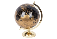 Υδρόγειος Μεταλλική Europlamp Χρυσό/Μαύρο 20x22x29cm