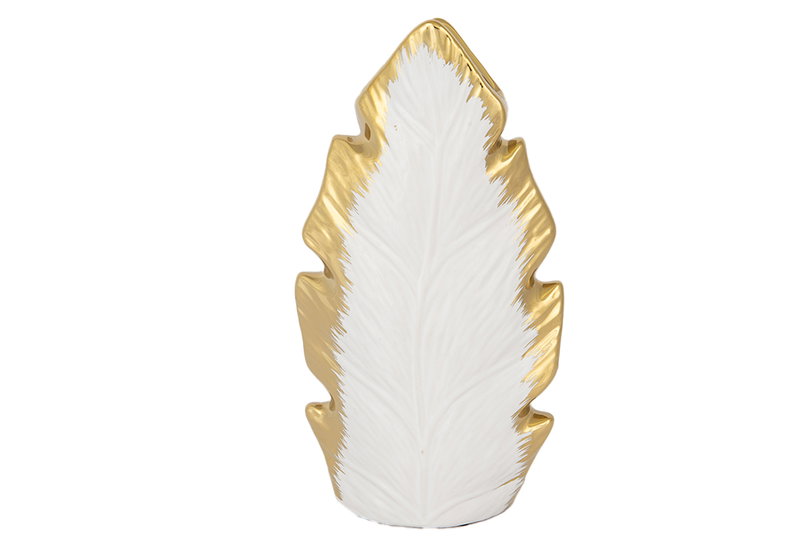 Βάζο Κεραμικό Eurolamp Γκρι/Λευκό Μ16.2xΠ16.2xΥ30cm