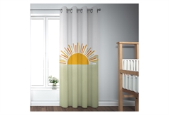 Κουρτίνα 150x280cm Zakartex Half Sun με Τρουκς