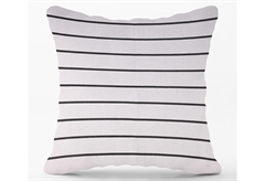 Διακοσμητικό Μαξιλάρι 45x45cm Zakartex Black Stripes