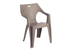 Πολυθρόνα Κήπου Idea Kreta Taupe Μ56xΠ55xΥ79cm