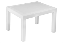 Τραπέζι Κήπου Jack Μ59xΠ56xΥ40cm Λευκό