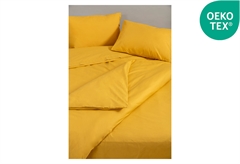 Σετ Σεντόνια & Μαξιλαροθήκη για Μονό Κρεβάτι Easy Home Supreme Μουσταρδί