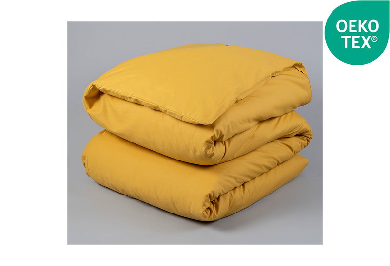 Παπλωματοθήκη Διπλή Easy Home Supreme Μουσταρδί 240x220cm