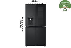 LG GMG860EPBE Ψυγείο Ντουλάπα