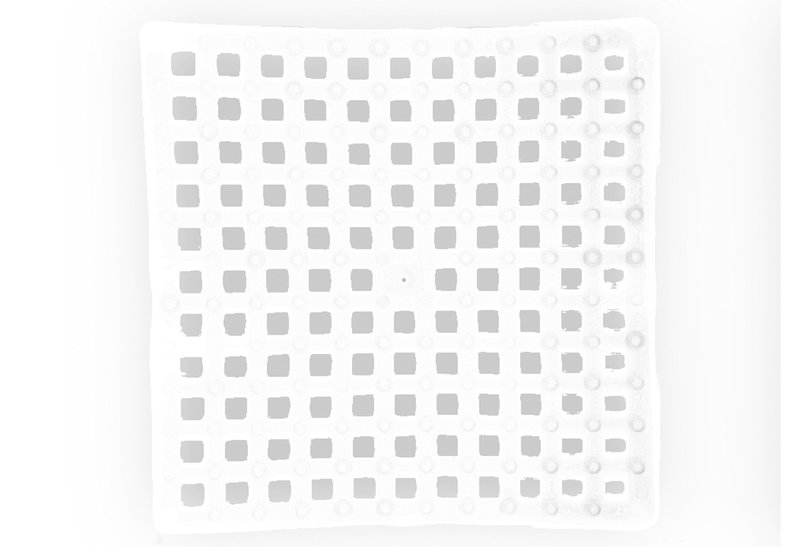 Αντιολισθητικό Πατάκι Ντουσιέρας Octopus Square 54x54cm Λευκό