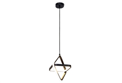 Κρεμαστό Φωτιστικό LED Home Lighting Zeta 2500lm Μαύρο