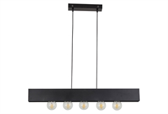 Κρεμαστό Φωτιστικό Μπάρα Home Lighting Tale 5xΕ27 Μαύρο