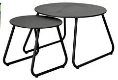 Σετ Τραπεζάκι Κήπου 2τμχ Φ40x37.5cm & Φ60xΥ41.5cm