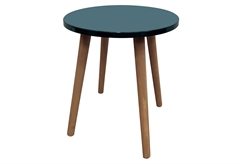 Βοηθητικό Τραπέζι Homefit Vibe Φ36x40cm Πετρόλ