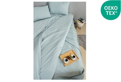 Σετ Σεντόνια & Μαξιλαροθήκη για Μονό Κρεβάτι Easy Home Supreme Ανοιχτό Μπλε