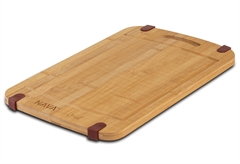 Επιφάνεια Κοπής Nava Terrestrial Ξύλινη 40x25.5cm με Πλαστικά Κλιπ