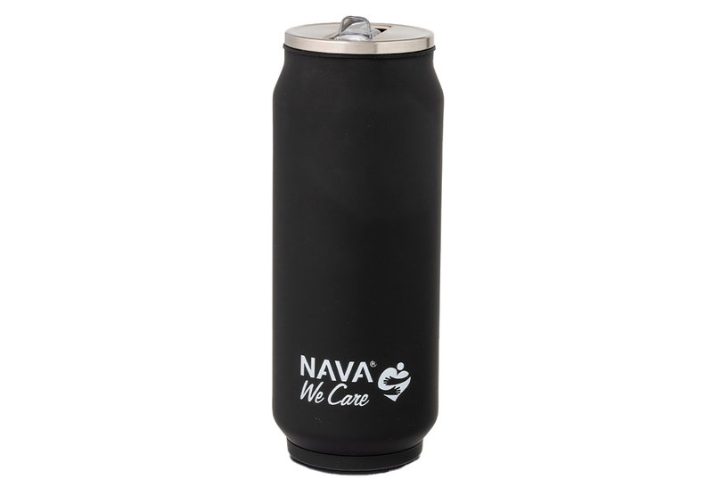Ποτήρι Θερμός Nava We Care 500ml Μαύρο