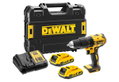 Dewalt DCD778D2T-QW Κρουστικό Δραπανοκατσάβιδο Μπαταρίας 18V