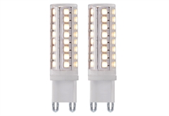 Σετ 2 Λάμπες LED Wellio 6W G9 580lm Θερμό Λευκό