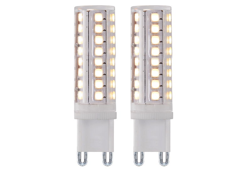 Σετ 2 Λάμπες LED Wellio 6W G9 580lm Θερμό Λευκό