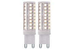 Σετ 2 Λάμπες LED Wellio 3.6W G9 400lm Θερμό Λευκό