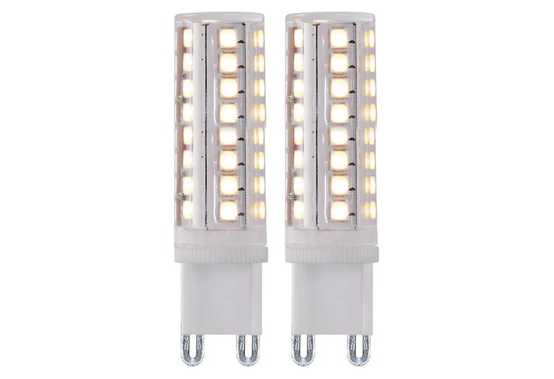 Σετ 2 Λάμπες LED Wellio 3.6W G9 400lm Θερμό Λευκό