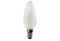 Λάμπα LED Filament Frost Wellio 4.2W E14 C37 480lm Ψυχρό Λευκό