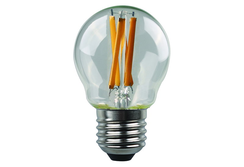 Λάμπα LED Filament Frost Wellio 4.2W E27 G45 480lm Θερμό Λευκό
