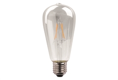 Λάμπα LED Filament Dimmable Wellio 11W E27 ST64 1600lm Θερμό Λευκό