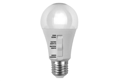 Λάμπα LED Ανάπτυξης Φυτών Eurolamp 9W E27 A60 με DIP Διακόπτη