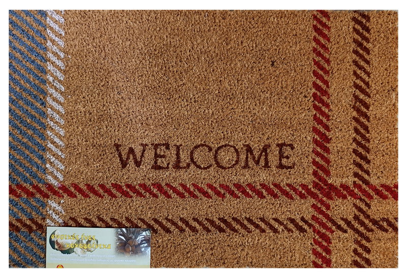 Πατάκι Εισόδου Dizas Fantasia Checkered Welcome 60x40cm