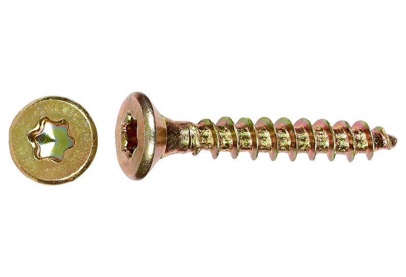 Νοβοπανόβιδα LUX Φρεζάτη TX 8 Φ2.5x12mm Χρυσό 80τμχ
