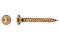 Νοβοπανόβιδα LUX Φρεζάτη TX 20 Φ4.5x16mm Χρυσό 20τμχ