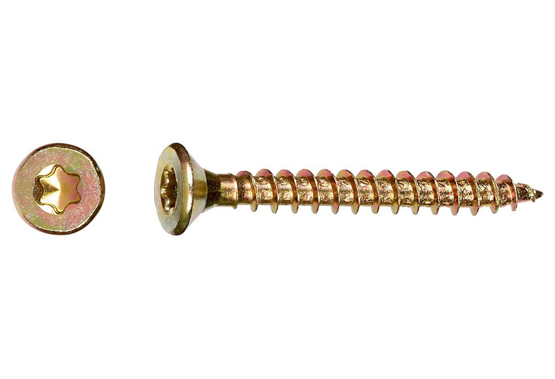 Νοβοπανόβιδα LUX Φρεζάτη TX 25 Φ5x25mm Χρυσό 20τμχ