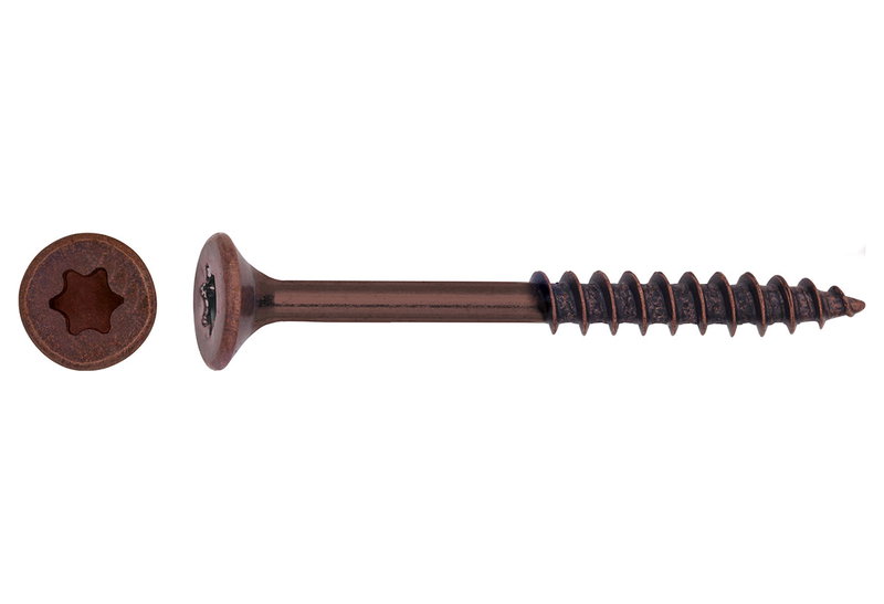 Νοβοπανόβιδα LUX Φρεζάτη TX 20 Φ4x45mm Μπρονζέ 15τμχ