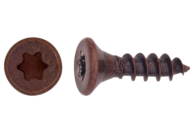 Νοβοπανόβιδα LUX Φρεζάτη TX 10 Φ3x12mm Μπρονζέ 25τμχ
