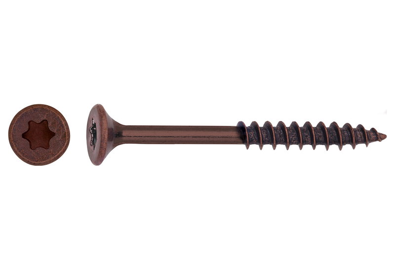 Νοβοπανόβιδα LUX Φρεζάτη TX 25 Φ5x40mm Μπρονζέ 12τμχ