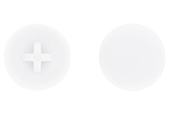 Τάπα Βίδας LUX TX 25 Φmm Λευκό 30τμχ