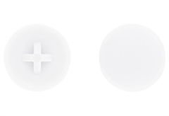 Τάπα Βίδας LUX TX 20 Φmm Λευκό 30τμχ