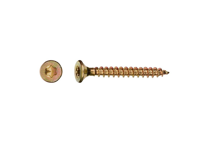 Νοβοπανόβιδα LUX Φρεζάτη TX 20 Φ4.5x30mm Χρυσό 200τμχ
