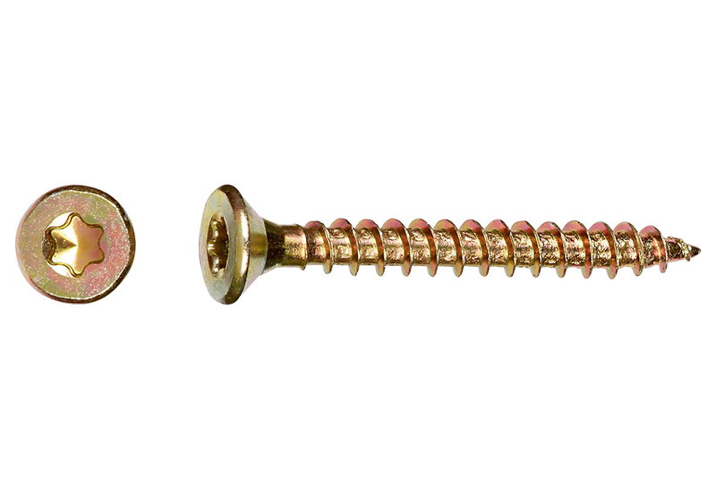 Νοβοπανόβιδα LUX Φρεζάτη TX Φ3.5x30mm Χρυσό 200τμχ