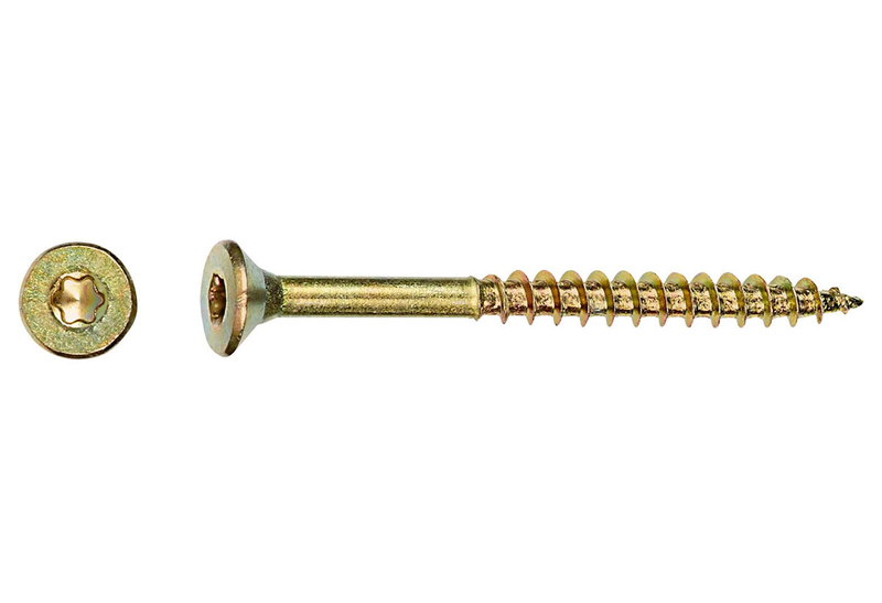 Νοβοπανόβιδα LUX Φρεζάτη TX 25 Φ5x40mm Χρυσό 200τμχ