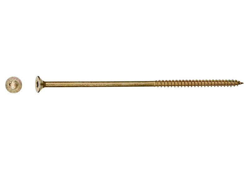 Νοβοπανόβιδα LUX Φρεζάτη TX 30 Φ6x180mm Χρυσό 50τμχ