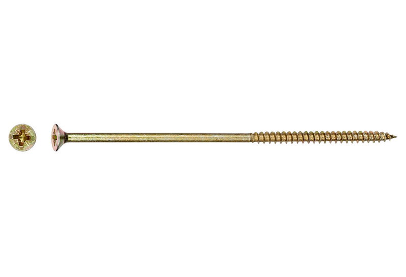 Νοβοπανόβιδα LUX Φρεζάτη PZ 3 Φ6x160mm Χρυσό 50τμχ
