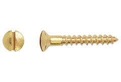 Ξυλόβιδα LUX Φρεζάτη με Ψωμάκι SL Φ3x20mm Χρυσό 25τμχ