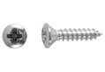 Βίδα Inox LUX Φρεζάτη με Ψωμάκι PH 1 Φ2.9x9.5mm Ασημί 12τμχ