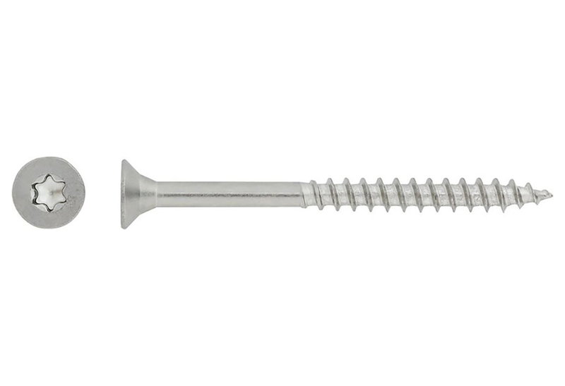 Βίδα Inox LUX Φρεζάτη PZ Φ4x40mm Ασημί 200τμχ