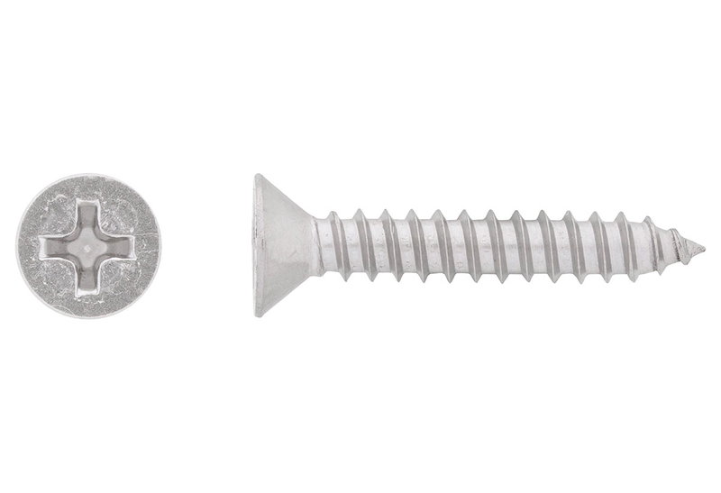 Τρυπανόβιδα Αυτοδιάτρητη LUX Φρεζάτη PH 3 Φ5.5x25mm Ασημί 12τμχ