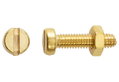 Βίδα LUX Κυλινδρική SL ΦM3x10mm Χρυσό 8τμχ