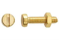 Βίδα LUX Κυλινδρική SL ΦM4x16mm Χρυσό 8τμχ