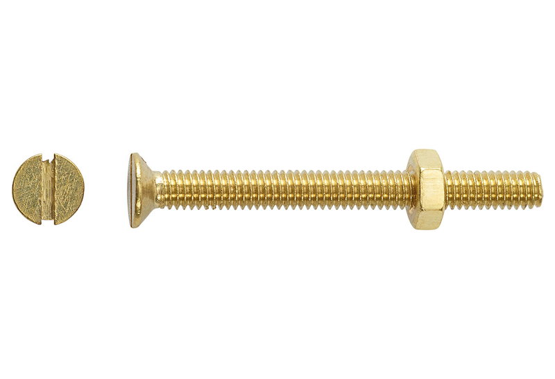 Βίδα LUX Φρεζάτη SL ΦM5x60mm Χρυσό 6τμχ