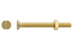 Βίδα LUX Φρεζάτη SL ΦM5x40mm Χρυσό 8τμχ